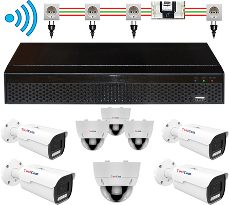 TosiCom-Überwachungskamerasets